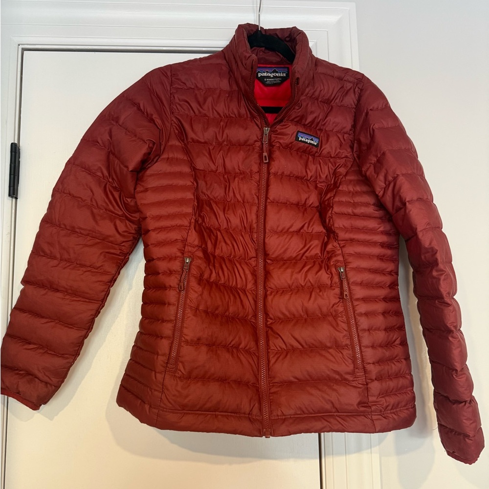 Patagonia Women's Down Burgundy Puffer Jacket